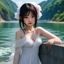 音乐文化编辑山田美咲的职业头像，亚洲女性，活泼形象